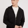 Solid Cotton Hooded Men's Sweatshirt