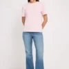 High Rise Light Wash Denim Flared Fit Women's Jeans